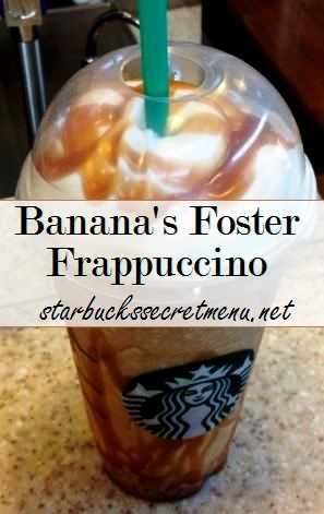 banana's foster frappuccino