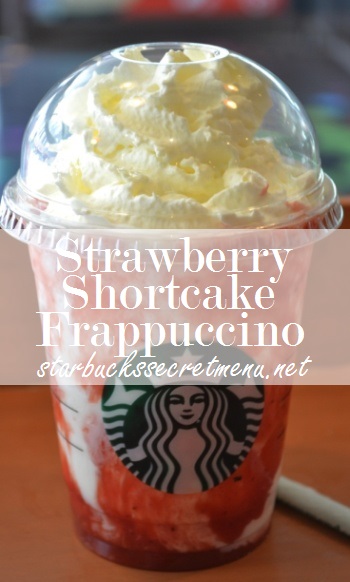 strawberry shortcake frappuccino