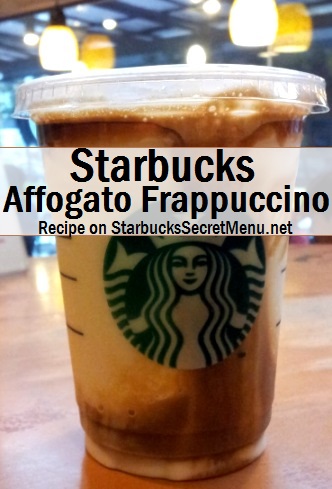 starbucks affogato frappuccino