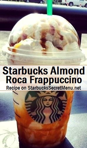 almond roca frappuccino