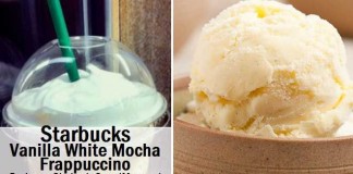 Mocha Starbucks Secret Menu Vanilla White Mocha Fruccino Starbucks Secret Menu