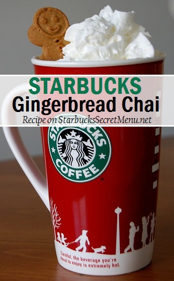 Gingerbread Tea Latte: All-new holiday drink experience 