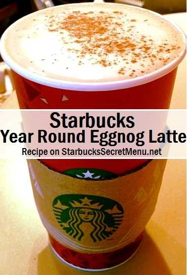 year round eggnog latte