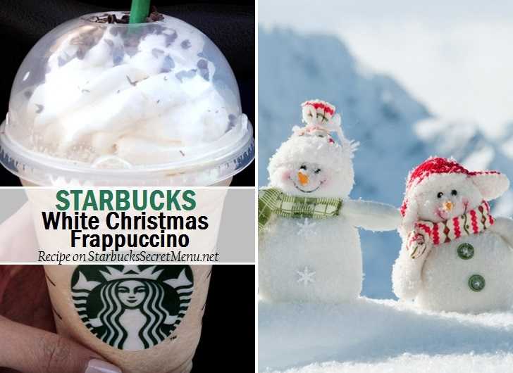 Starbucks White Christmas Frappuccino Starbucks Secret Menu