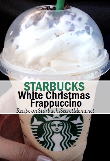 white christmas frappuccino