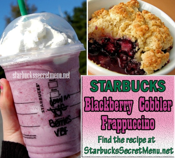 Starbucks Blackberry Cobbler Frappuccino Starbucks Secret Menu