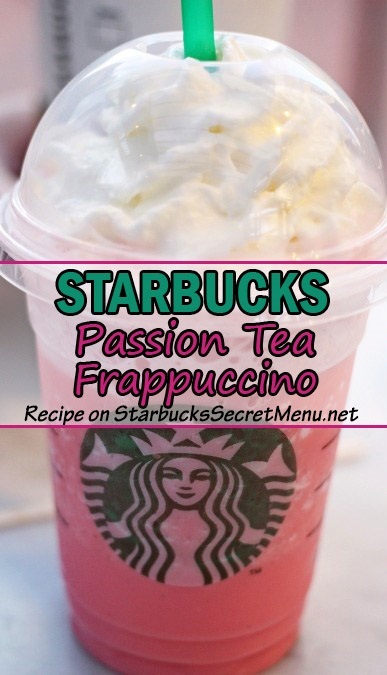 passion tea frappuccino