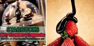 Dirty Strawberry Frappuccino