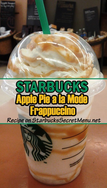 apple pie a la mode frappuccino