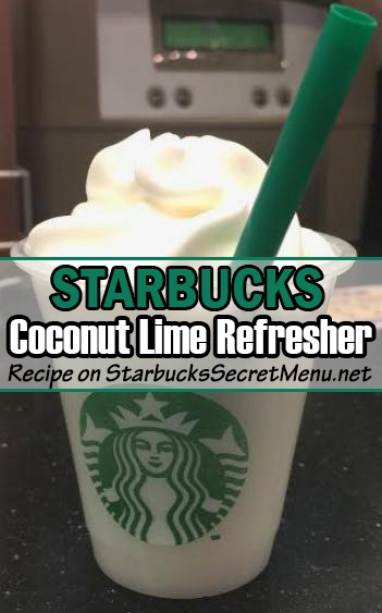 coconut lime refresher