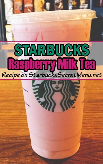 iced caramel macchiato with raspberry