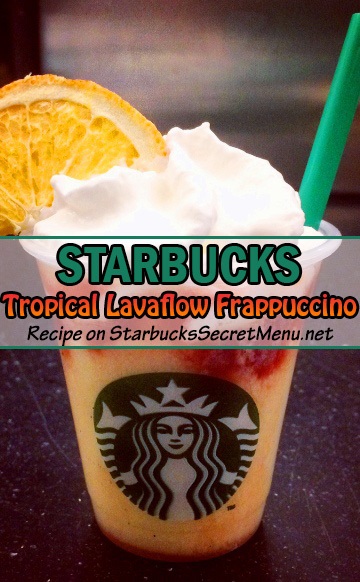 Tropical Lavaflow Frappuccino