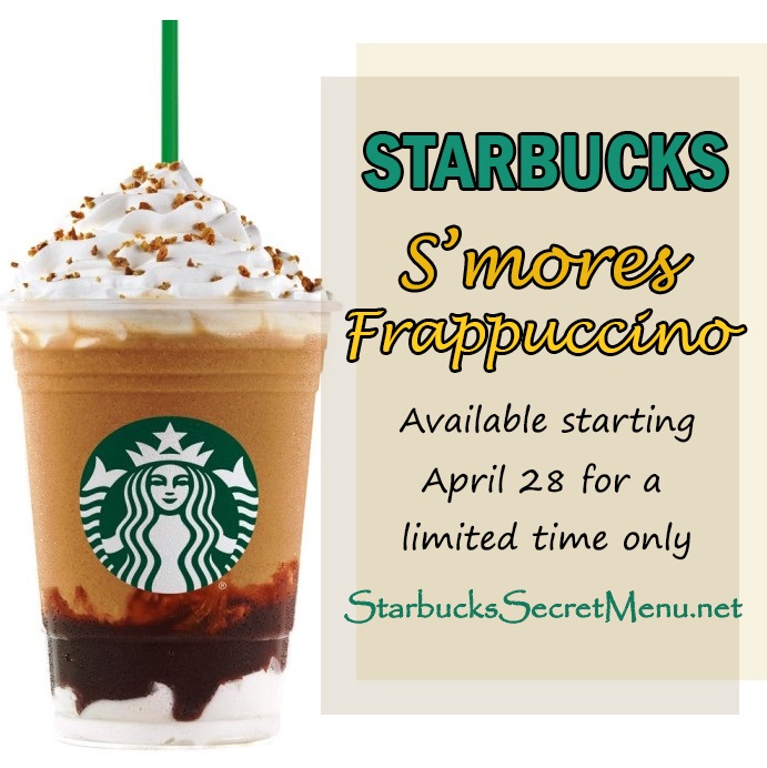 S Mores Frappuccino Starbucks Summer Beverage Starbucks Secret Menu