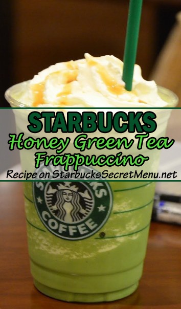 Green tea on sale frappuccino secret menu