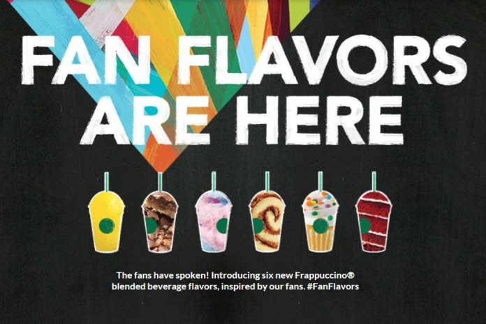 Starbucks Fan Flavors Are Here 6 New Frappuccinos Starting June 8th Starbucks Secret Menu 9784