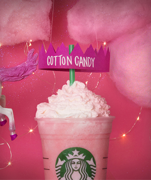 cotton candy frappuccino fan flavor