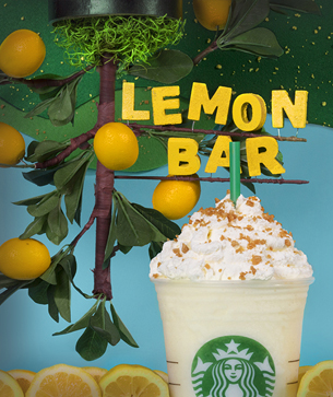 lemon bar frappuccino fan flavor