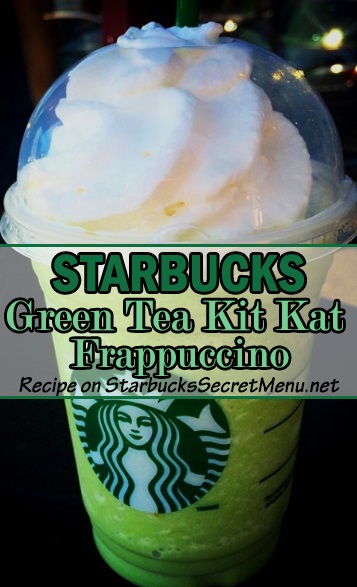 Starbucks Green Tea Kit Kat Frappuccino