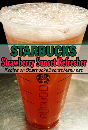 Strawberry Sunset Refresher