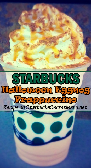 halloween eggnog frappuccino