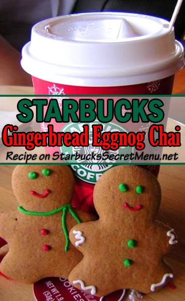 Gingerbread Eggnog Chai