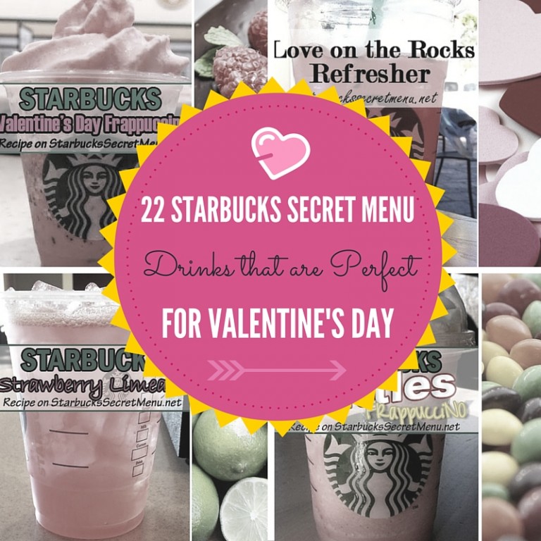 22 Starbucks Secret Menu Drinks that are Perfect for Valentine’s Day