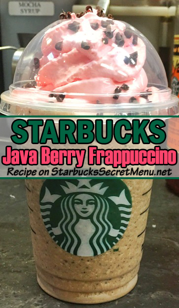 Java Berry Crunch Frappuccino