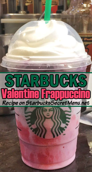 valentine frappuccino