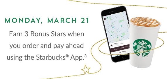 Monday March 21 3 bonus stars when you pay ahead