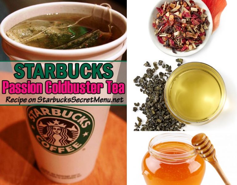 Passion Coldbuster Tea | Starbucks Secret Menu