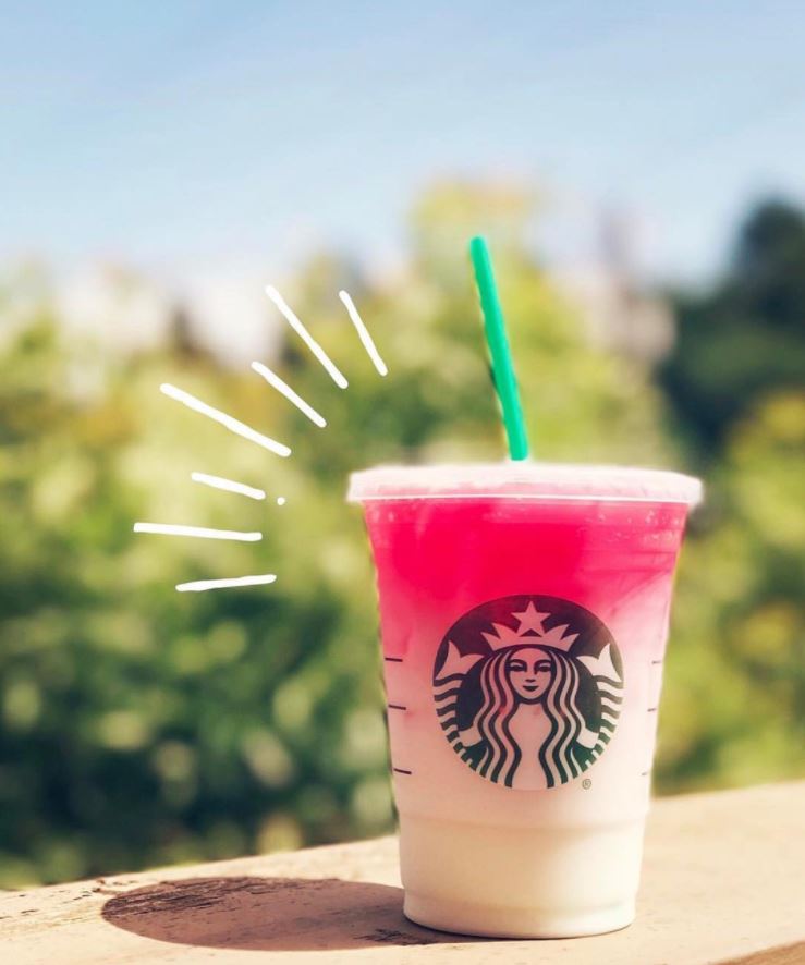 Starbucks Ombre Pink Drink